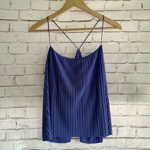 Purple Pleated Women's‎ Top